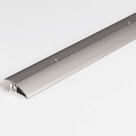 Obrázok produktu (P1739877) Adapting profile in aluminium for engineered wood flooring Stainless steel floor coverings 8–18 mm solid steel 1739877 1000x55x0 mm