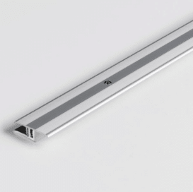 Obrázok produktu (P1740055) Transition profile in aluminium for vinyl and laminate flooring Silver floor coverings 7-15 mm silver 1740055 1000x34x0 mm