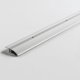 Obrázok produktu (P1740057) Adapting profile in aluminium for vinyl and laminate flooring Silver floor coverings 7-15 mm silver 1740057 1000x44x0 mm