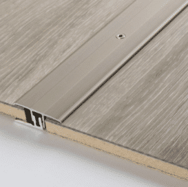 Obrázok produktu (P1740058) Transition profile in aluminium for vinyl and laminate flooring Stainless steel, floor coverings 7–15 mm, stainless steel, 1740058, 1000x34x0 mm
