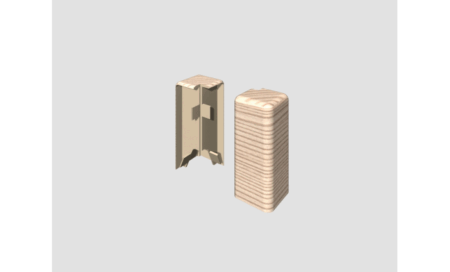 Obrázok produktu Jaseň béžový – Vonkajší roh EG41VO