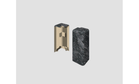 Obrázok produktu Kameň čierny – Vonkajší roh EG59VO
