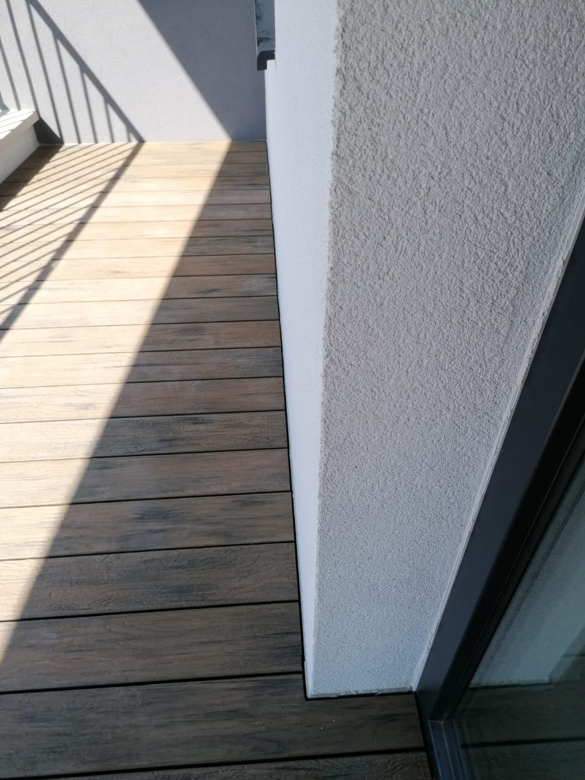 Detail kompozitná podlaha terasa
